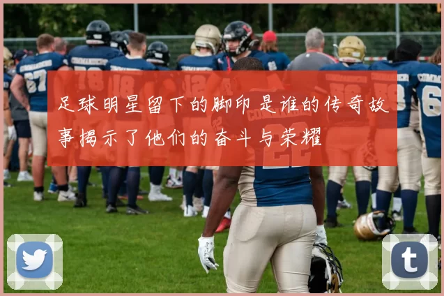足球明星留下的脚印是谁的传奇故事揭示了他们的奋斗与荣耀