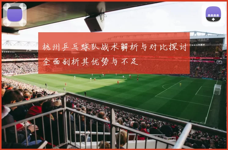 杭州乒乓球队战术解析与对比探讨全面剖析其优势与不足